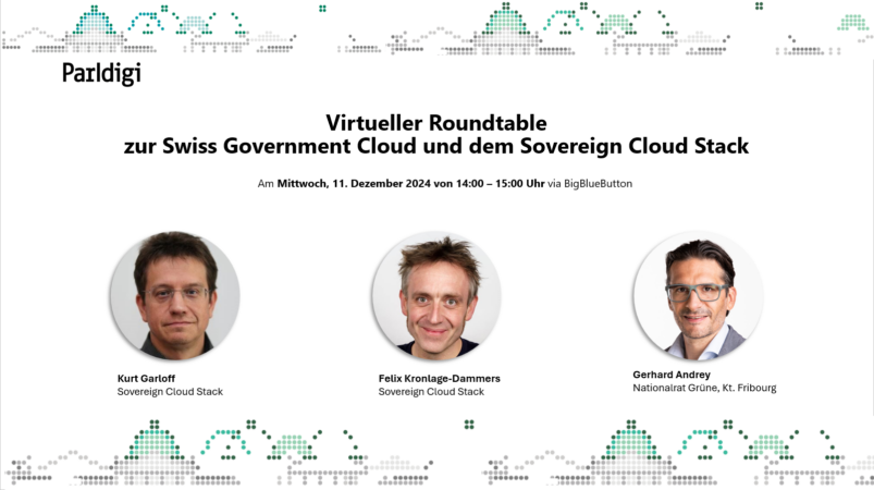 Beitragsbild für virtual Roundtable SGC und SCS